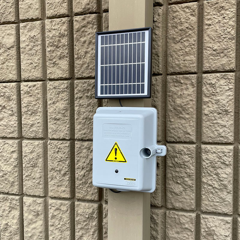 SC70114KSP and Solar Panel Mounted on a Building 2