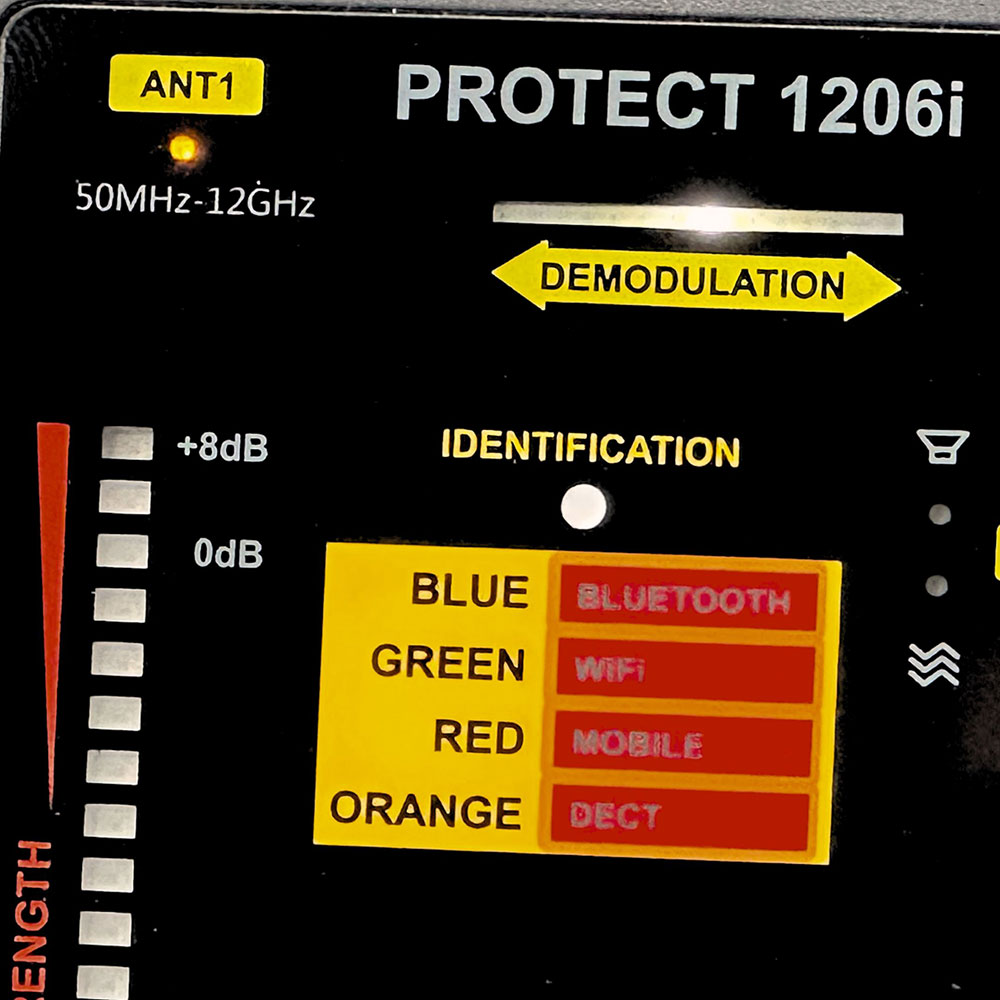 DD1206 Elite RF Signal and Hidden Camera Detector