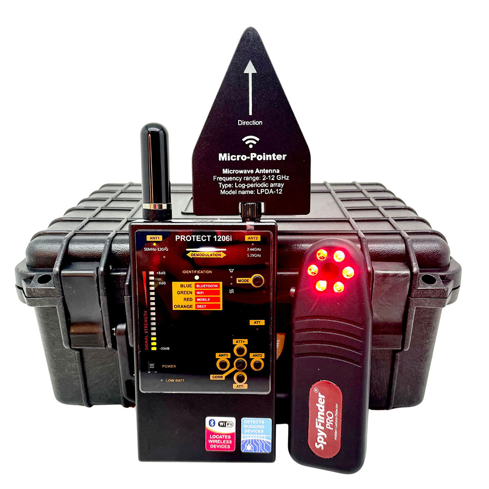 DD1206 Pro RF Detector and Spy Finder