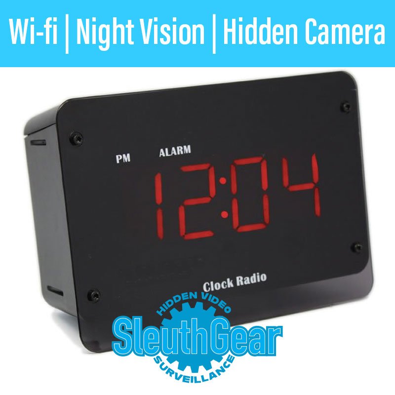 SGALMC Alarm Clock Camera Front View
