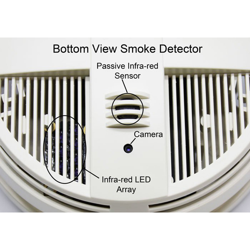 SGSDBV Smoke Detector Camera Bottom View