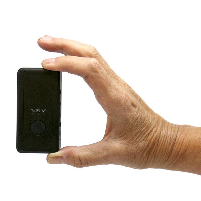GPS900 unit in a hand